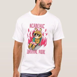 Funny Student Shirt Academic Survival Mode