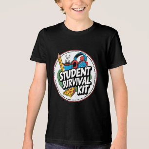 Funny Student Survival Kit Back to School Shirt