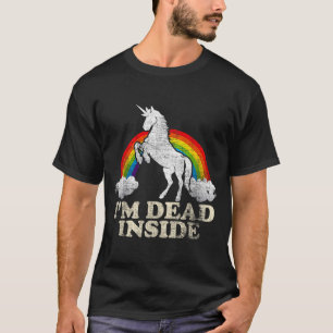 Funny Stuff - Unicorn I'm Dead Inside Sarcastic De T-Shirt