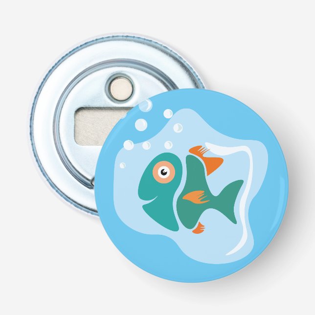 Funny Stylish Fish Bottle Opener (Front)