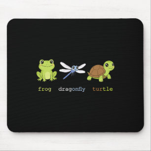 Funny Subtle Political Frog Dragonfly Turtle Resis Mouse Mat