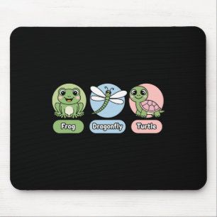 Funny Subtle Political Humour Frog Dragonfly Turtl Mouse Mat