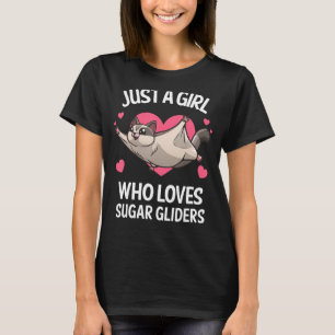 Funny Sugar Glider Design For Girls Women Gliding T-Shirt