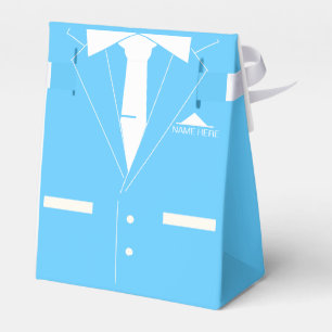 Funny Suit and Tie Gift Box with Custom Text Name