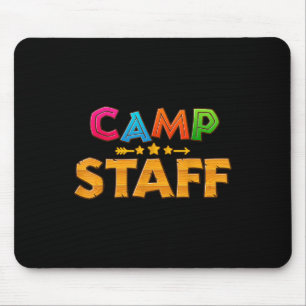 Funny Summer Camp Staff Director Camping Counsello Mouse Mat