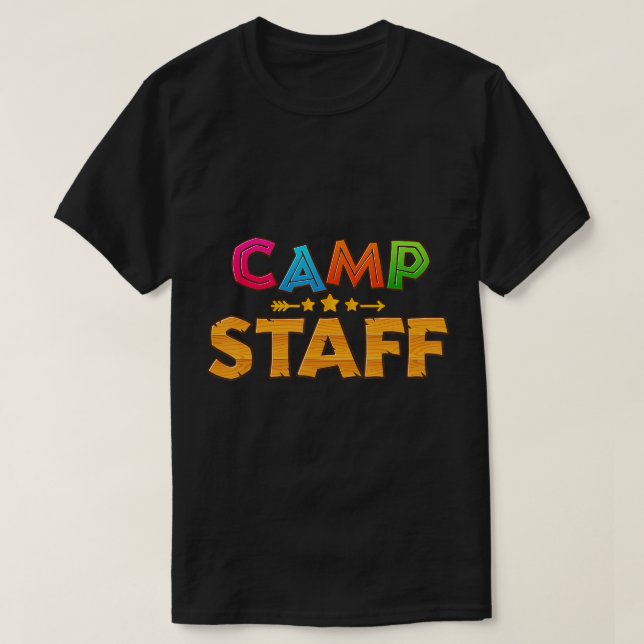 Funny Summer Camp Staff Director Camping Counsello T-Shirt (Design Front)