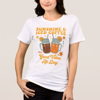 Funny Summer Coffee Drinker Graphic Tee