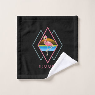 Funny Summer Flamingo Cute Flamingo Lover Wash Cloth