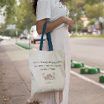 Funny Summer Reading | Monogram Book Tote Bag<br><div class="desc">Funny quote monogram book bag. Who kept up with their summer reading? Whether it's a Christmas gift, a birthday gift or even just a nice little gift to yourself, these bags are both practical and stylish—a winning combo every time. Because each bag can be personalised with a name, a monogram...</div>