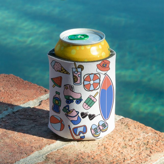 funny summer vacation beach lovers can cooler (In Situ Pool)