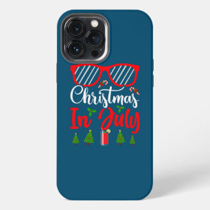 Funny Summer Vacation Sunglasses Christmas In iPhone 13 Pro Max Case