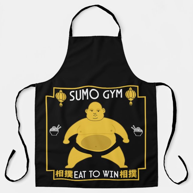 Funny Sumo Wrestler Apron (Front)