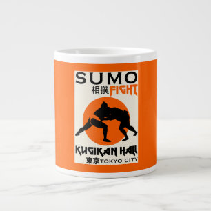 Funny Sumo Wrestler Large Coffee Mug