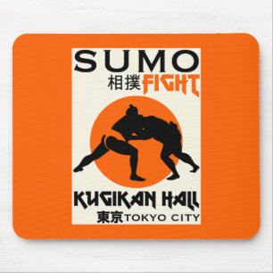 Funny Sumo Wrestler Mouse Mat