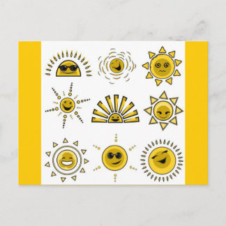 funny_sun2 postcard
