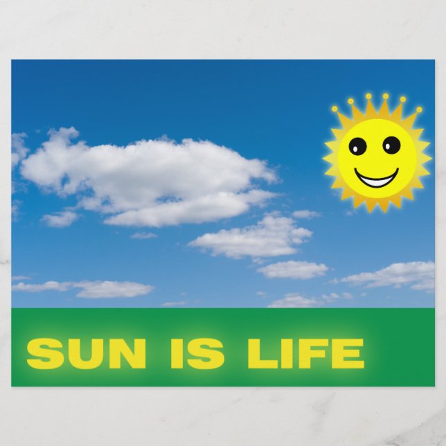Funny sun flyer (Front)