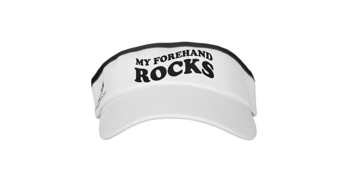 Funny sun visor cap for tennis player and coach Zazzle