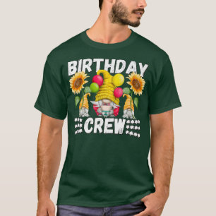 Funny Sunflower Gnome For Women & Garden Birthday  T-Shirt