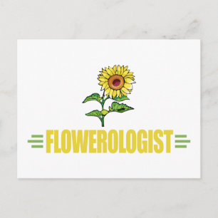 Funny Sunflower Postcard