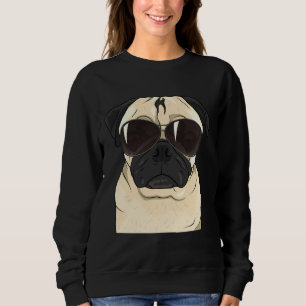 Funny Sunglass Pug T shirt Tee for Pet Lovers Esse