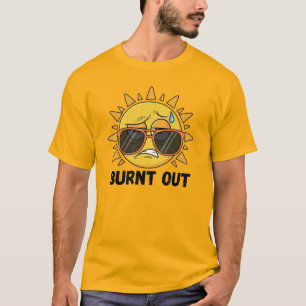 Funny Sunglasses Sun Illustration T-Shirt