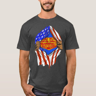 Funny Super Mental Health Professional Hero Job139 T-Shirt
