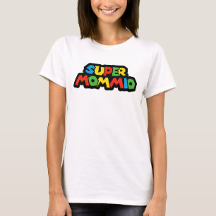 Funny Super Mommio Gamer, Retro Style T-Shirt