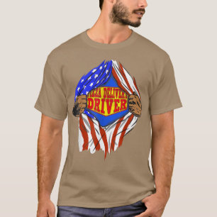 Funny Super Pizza Delivery Driver Hero Job T-Shirt