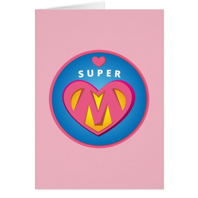 Funny Superhero Superwoman Mum emblem (Front)
