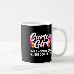 Funny Surfer Girl Design For Surfing Women Kids Su Coffee Mug