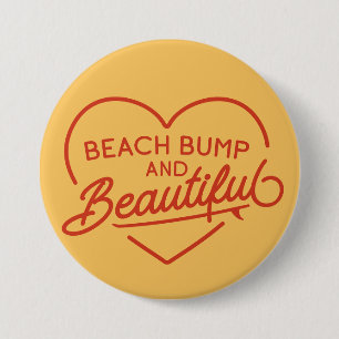 Funny Surfer Mum to Be Summer Beach Bum Punny  7.5 Cm Round Badge