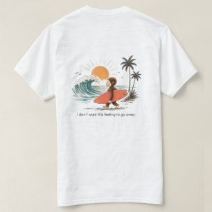 Funny surfing Beach T-Shirt