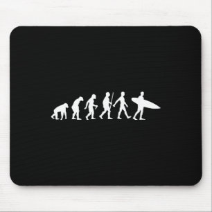 Funny Surfing Designs For Men Women Surfboard Love Mouse Mat