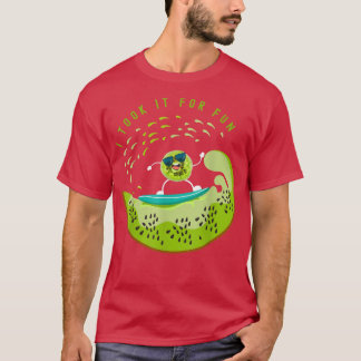 Funny Surfing Kiwi Fruit Vacation Beach I Took It T-Shirt