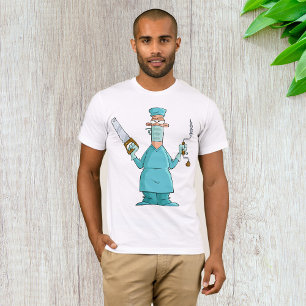 Funny Surgeon Cartoon Hilarious Medical Humour T-Shirt