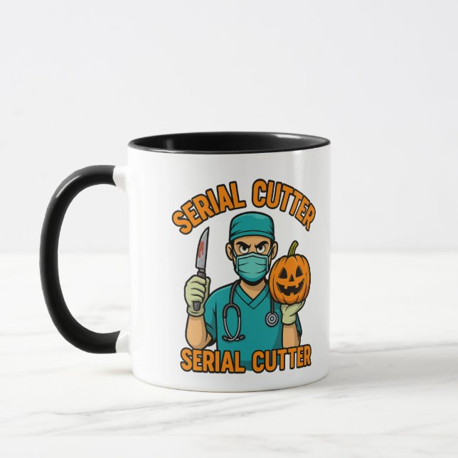 Funny Surgeon Halloween Mug (Left)