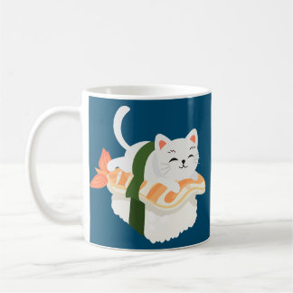Funny Sushi Cats for all Cat Lovers  Coffee Mug