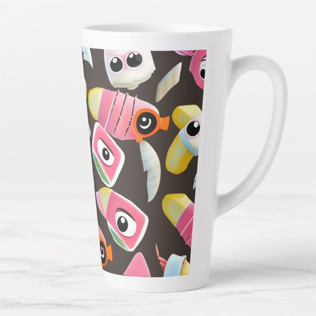 Funny Sushi Latte Mug (Right)