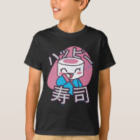 Funny Sushi Master Cartoon Design
