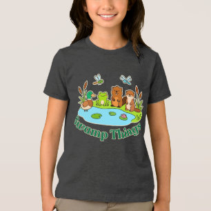 Funny Swamp Things Shirt for Kids