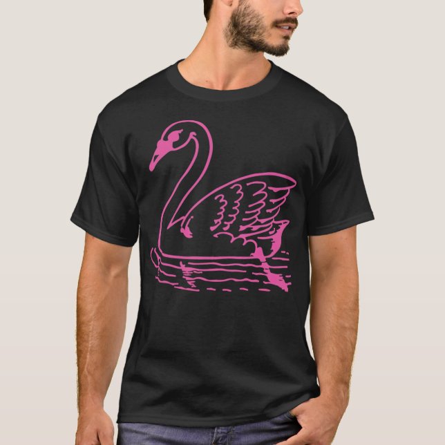 Funny Swan love  T-Shirt (Front)
