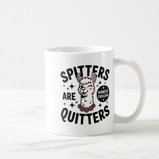 Funny Swap Stters Are Quitters Embarring  Coffee Mug (Right)