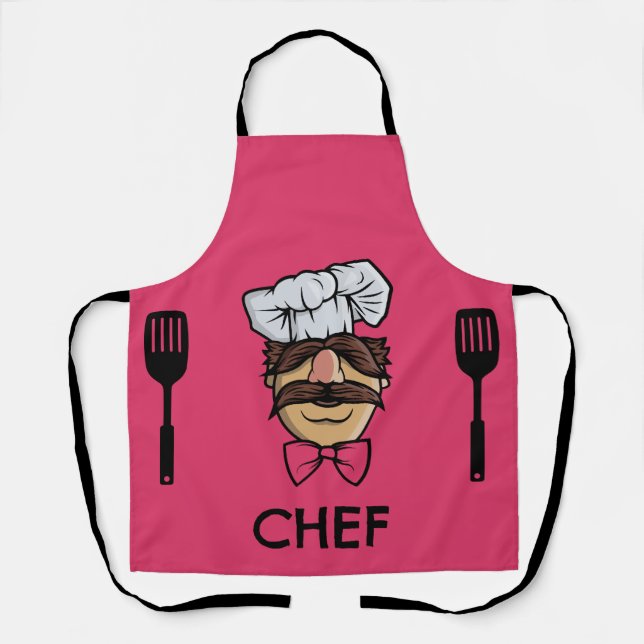 Funny Swedish Chef Apron (Front)