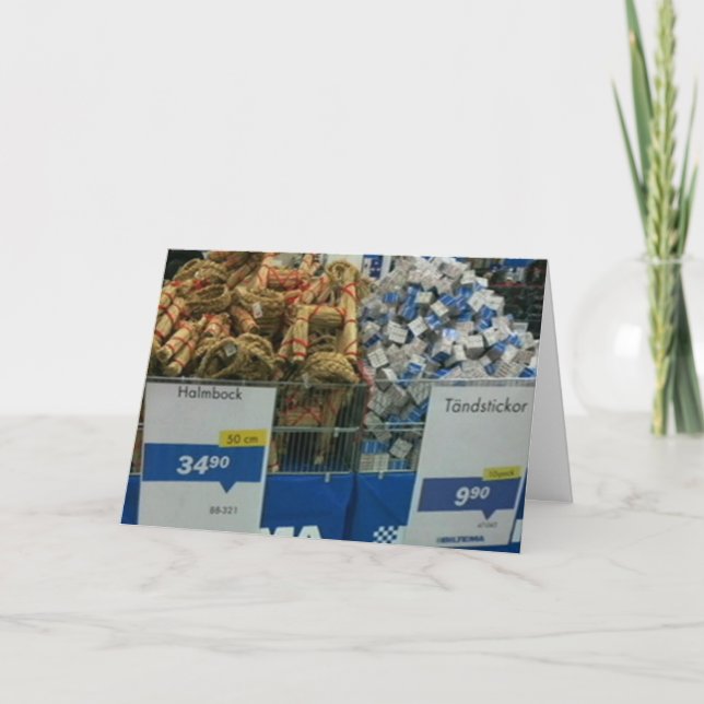 Funny Swedish Christmas Card (Front)
