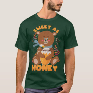 Funny Sweet As Honey Cute Bear Bee Child Son Daugh T-Shirt