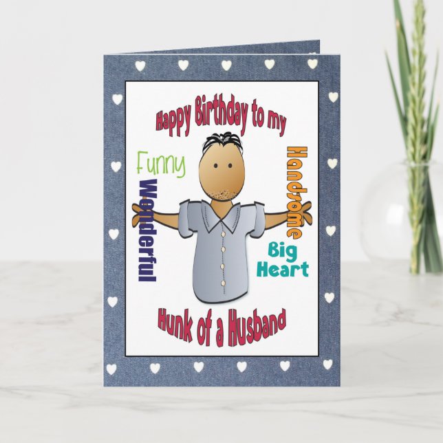 Funny Sweet Cartoon Personalised Happy Birthday  Card (Front)