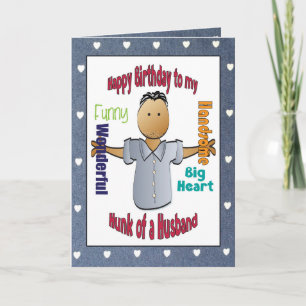 Funny Sweet Cartoon Personalised Happy Birthday  Card
