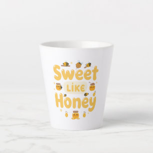 Funny "Sweet Like Honey" Bumblebee Latte Mug