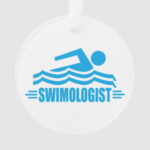 Funny Swimmer's Ornament