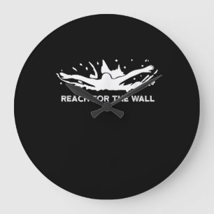 Funny Swimming Gift Swimmer Sport Swim Team Large Clock